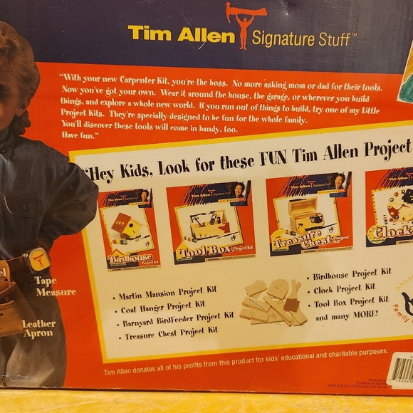 Vintage Tim the Toolman Taylor Autograph Toolsets Adult and Junior Real Tools - Picture 9 of 10